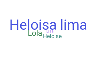 暱稱 - Heloisa