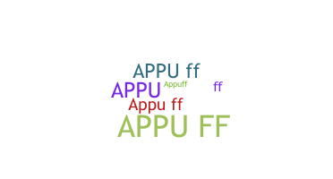 暱稱 - AppuFF