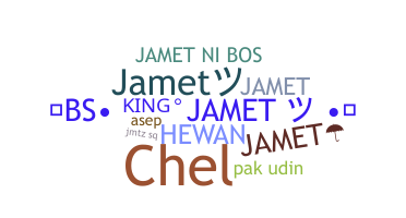 暱稱 - Jamet