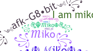 暱稱 - miko