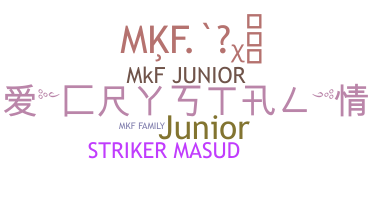 暱稱 - mkf