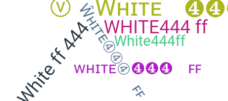 暱稱 - white444Ff