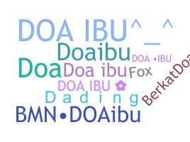 暱稱 - DoaIbu