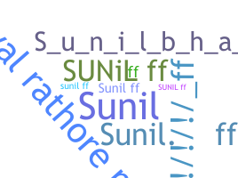 暱稱 - Sunilff