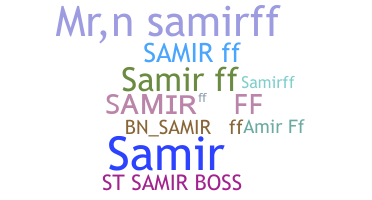 暱稱 - SAMIRFF