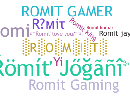 暱稱 - Romit