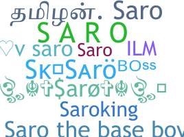 暱稱 - saro