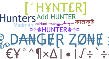 暱稱 - hunters