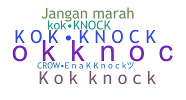 暱稱 - Kokknock