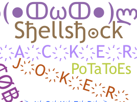 暱稱 - shellshock