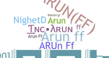 暱稱 - ArunFF