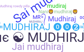 暱稱 - Mudhiraj