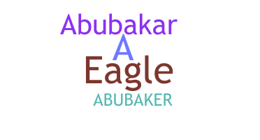 暱稱 - Abubaker