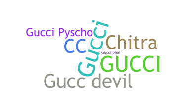 暱稱 - Gucc