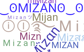 暱稱 - Mizan