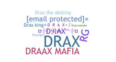 暱稱 - Drax