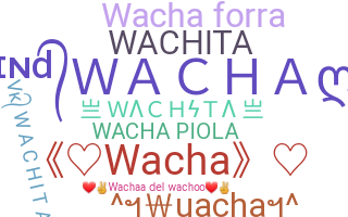 暱稱 - Wacha