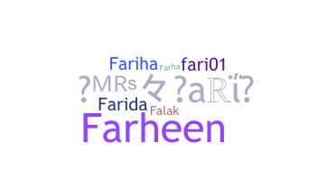 暱稱 - Fari
