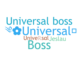 暱稱 - Universal