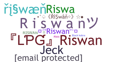 暱稱 - Riswan