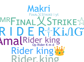 暱稱 - RiderKing