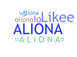 暱稱 - aliona