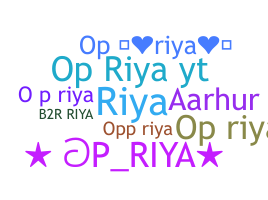 暱稱 - OPRiya