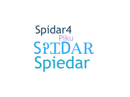 暱稱 - Spidar