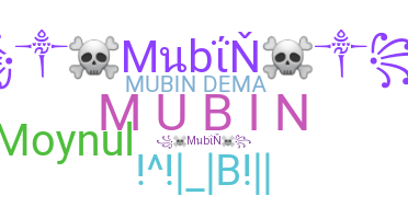 暱稱 - Mubin