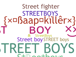 暱稱 - Streetboys