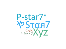暱稱 - PStar7