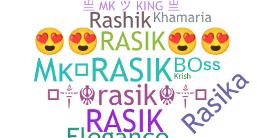 暱稱 - Rasik