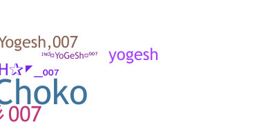 暱稱 - Yogesh007