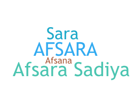 暱稱 - Afsara