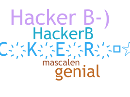 暱稱 - Hackerb