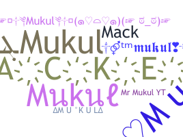 暱稱 - Mukul