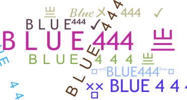 暱稱 - BLUE444