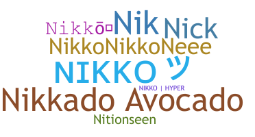 暱稱 - Nikko