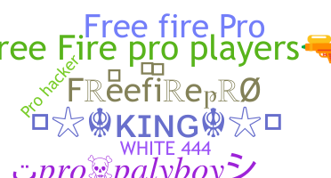 暱稱 - freefirepro