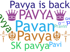 暱稱 - Pavya