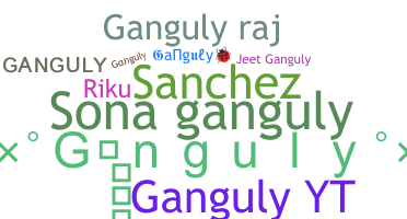 暱稱 - Ganguly