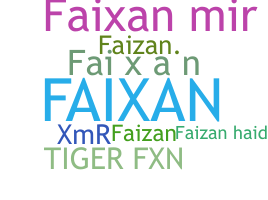 暱稱 - Faixan