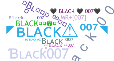 暱稱 - Black007