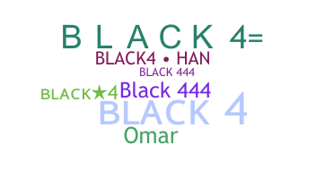 暱稱 - BLACK4