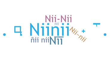 暱稱 - NiiNii