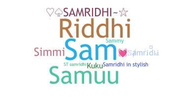 暱稱 - Samridhi