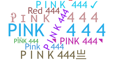 暱稱 - PINK444