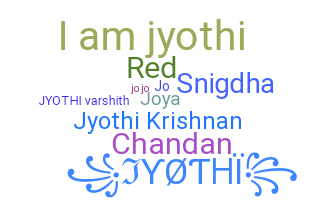 暱稱 - Jyothi