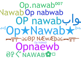 暱稱 - opnawab