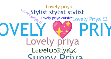 暱稱 - Lovelypriya